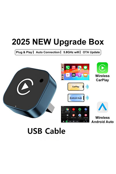 Choice CP AA 2026 Wireless CarPlay Adapter 2-in-1 Wired to Wireless Dongle fo...