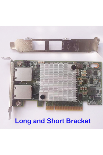 Choice Long and Short 10G Double Port Ethernet Card X540-T2 PCIE-X8 X16 Newor...