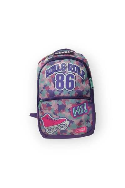 ŞAHİN KIRTASİYE حقيبة مدرسية MUGGLE THE ORIGINAL GIRLS RULE 86 MOR MU.6788