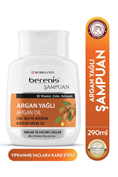 BioBellinda Berenis Argan Yağlı Şampuan Daha Güçlü Saçlar İçin 290 ml