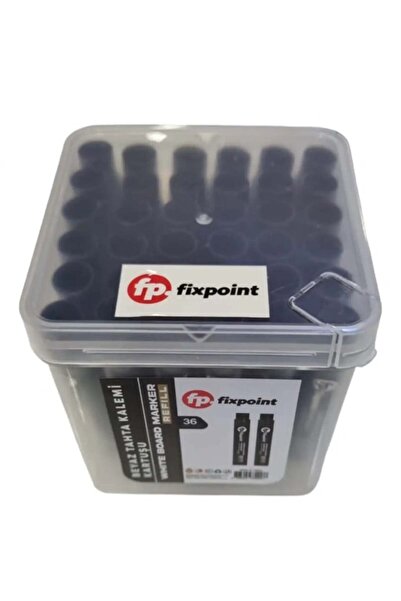 Kısmet Hırdavat Fixpoint Black Marker Pen Cartridge Stand with 36 Pieces