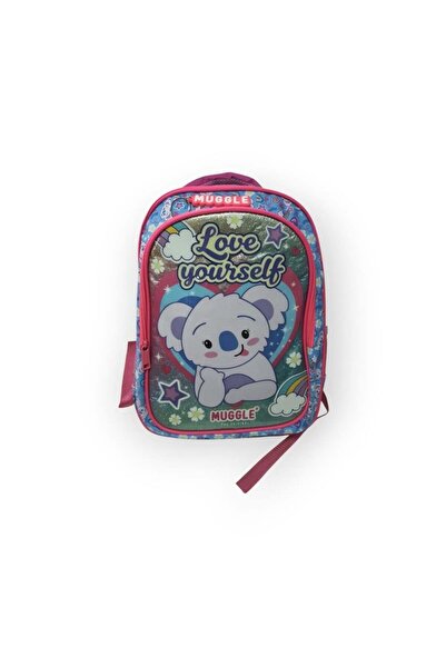 ŞAHİN KIRTASİYE Muggle the Original Cute Koala Blue School Bag Mu.8744
