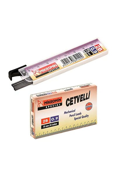 ŞAHİN KIRTASİYE Mikro M-750 75 mm Ruled Pencil Tip 09 mm 24'Pieces