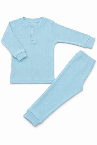 ELMASS Diamond boys' ribbed pajama set 1-9 years blue