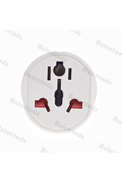 Choice1 WHITE Korea EU Plug Adapter Universal Multifunction UK EU US AU To Kr...