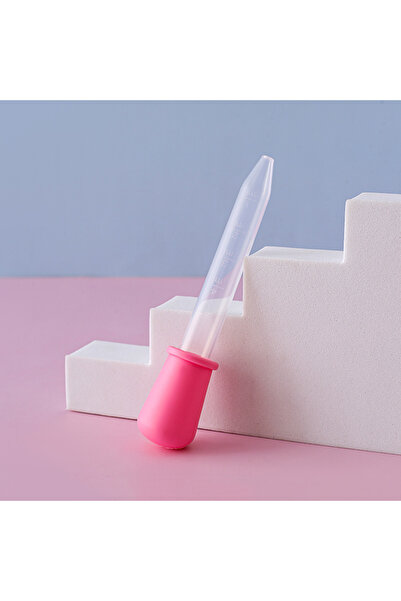 Choice1 Random Color 5Pcs 5Pcs 5ml Silicone Dropper Straw Baby Anti Choking M...