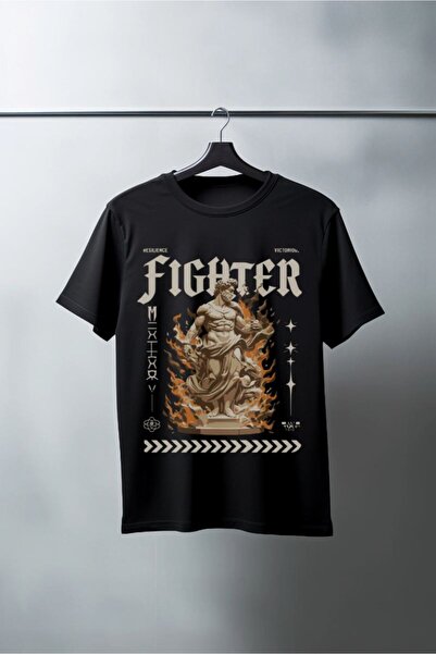 Generic Brand Unisex Oversize 24/1 Combed Cotton Dtf Printed T-Shirt - Dtf139...