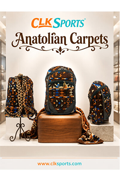 CLK SPORTS Anatolian Carpet Hand Made Design Sırt Çantası - Heybe Çanta