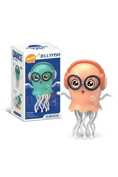 Choice Orange An Electrically-Powered Crawling Dancing Jellyfish Toy, An Octo...