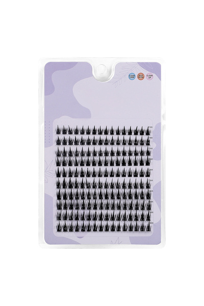 Choice MIX 0.10mm Black 160 Rows Cluster Lashes Faux Mink Eyelashes Cluster N...