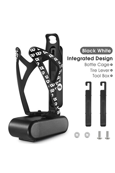 Choice 0704036 Black White WEST BIKING Bike Water Bottle Cage 3 In 1 Stable B...