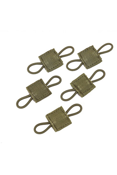 Choice BPA056-Green 5Pcs/lot Antenna Binding Buckle Outdoor Tactical Molle Sy...