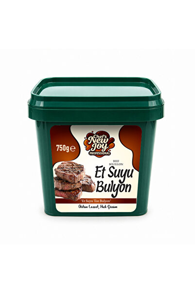 chef's new joy professional Et Suyu Bulyon 750 gr Et Bulyon Toz Bulyon