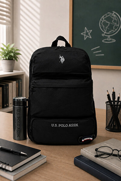 U.S. Polo Assn. يو اس بولو. أسن. مجموعة حقائب مدرسية للجنسين PLSET2404419