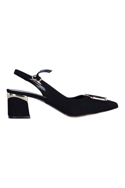moda ayakkabım Esracan 2803 5cm slingback heeled shoes