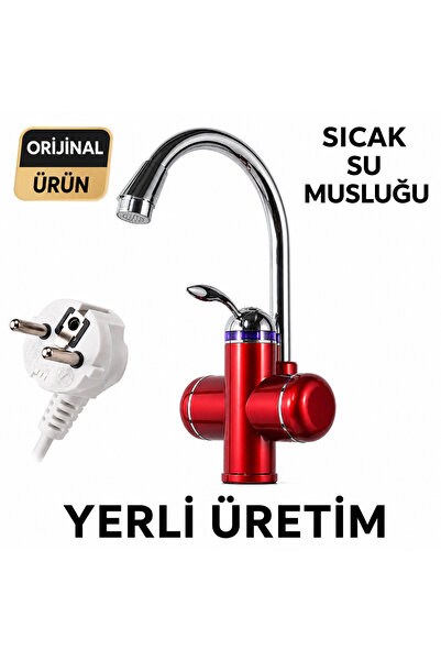 Sıcak Musluk Elektrikli Ani Su Isıtıcı Termal Şofben Musluk