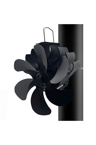 Choice 6 Blades Heat Powered Stove Fan, Flue Pipe Fireplace Fan,Wood Stove Fa...