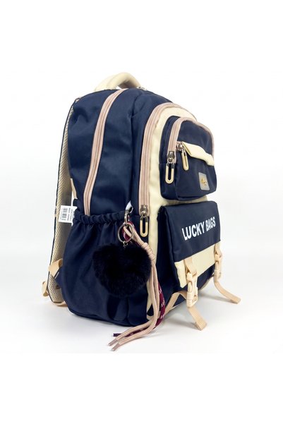 Nico 6-Pocket School Bag for Girls & Boys - Elementary, Middle, and High School Compatible - Waterproof Fabric