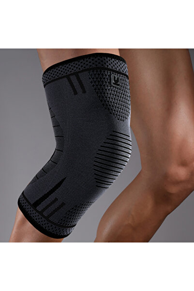 Choice L black 1 Pcs Compression Knee Support Sleeve Elastic Breathable Knee ...