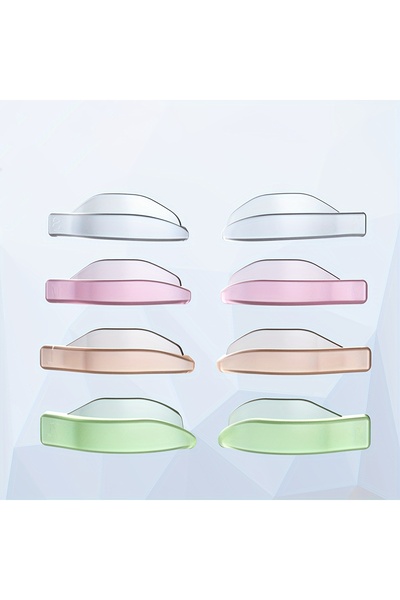 Choice 4 Pairs Lash Lift Silicone Pads, Jelly Style Self-Adhesive Eyelash Per...