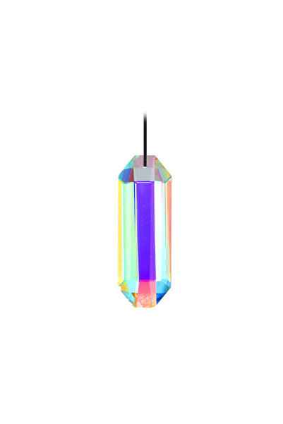 Choice1 1pc-76mm Sun Catcher Prism, Colorful Hexagonal Hanging Sun Catcher, R...