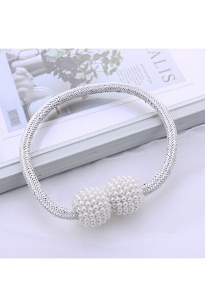 Choice 1PC White 1/2PCS Pearl Magnetic Curtain Clip Curtain Holders Tie Back ...