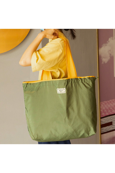 Choice As Show Green-Large 1-Pack Reusable Shopping Bag, Large Capacity Folda...