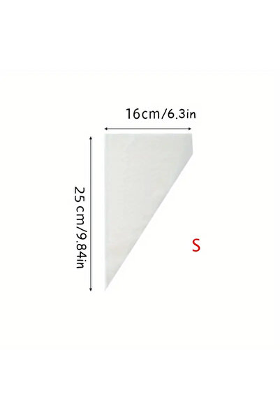 Choice S 100PCS Disposable Pastry Bags, Extra Strong&Leak-Proof Piping Bags f...