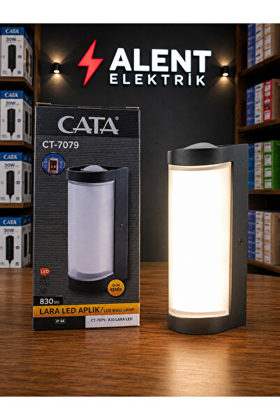 Cata Lara Led Aplik Alt Üst Ön Işıklı Gün Işığı (3200K) Dış Mekan 9W CT-7079