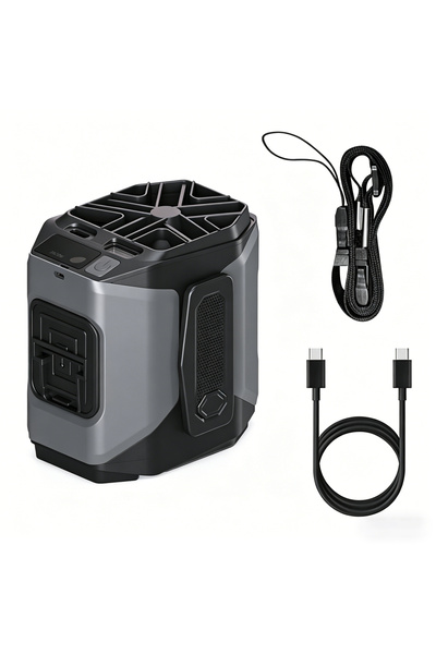 Choice4 6000mAh-Gray 10000mAh Waist Fan with Power Bank 5 Speeds Portable Fan...
