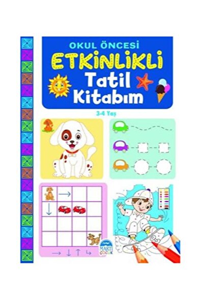Martı Yayınları My Vacation Book with Preschool Activities (Age 34) Commission