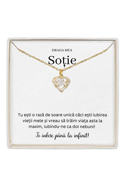 The Jewel Heart Bijuterie True Love Din Inimă Pentru Soție de Ziua Ei, Cadou ...
