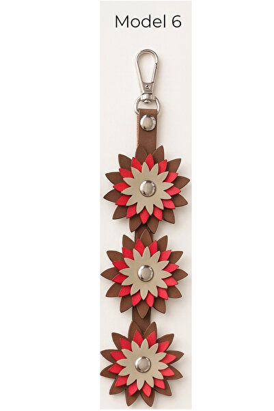 sgshobby Bag Ornament, Keychain Accessory and Accessory Faux Leather 3-Layer ...