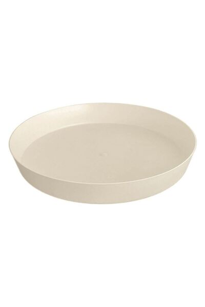 BAMI NETWORK Farfurie ghiveci flori plastic bej Ø24.5x3.3cm