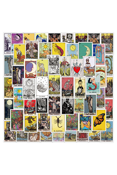 Choice 50Pcs 50Pcs Tarot Cards Stickers Decals For Laptop Scrapbook Skateboar...