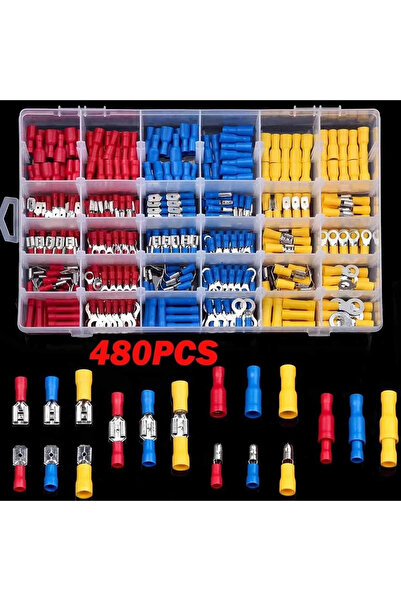 choice2 480PCS 102/280/300/480PCS Wire Connector Kit Male Female Insulated Te...