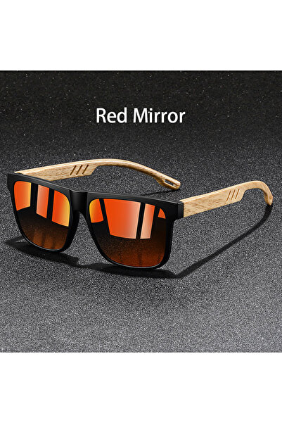 Choice3 نظارات شمسية بتصميم كلاسيكي عتيق من ماركة RedMirror، بإطار مربع، للرج...
