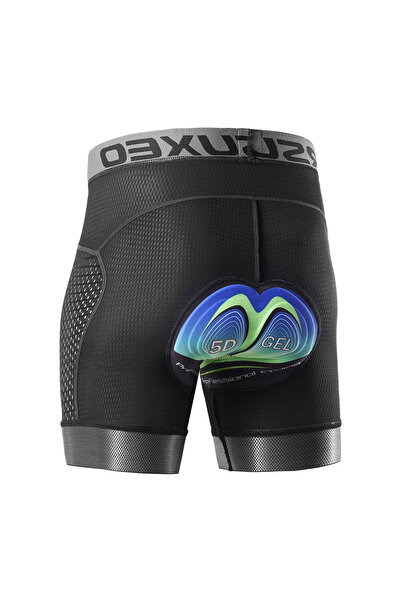Choice4 L Black Arsuxeo Men Cycle Underwear Shorts 5D Gel Padded Quick Dry MT...