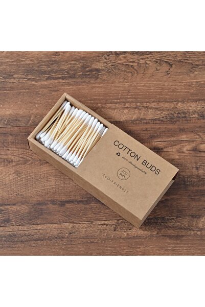 Choice4 White 200pcs 200Pcs/Box Double Head Bamboo Cotton Buds Adults Makeup ...