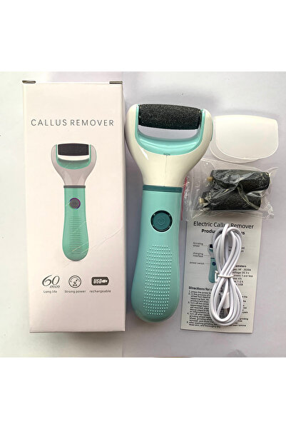 Choice green Electric Foot Grinder Dead Skin Remover Feet Scrubber Callus Ped...