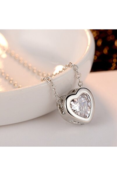 Choice YBJ-DZ198 925 Sterling Silver Necklace Heart Pendant for Women Wedding...