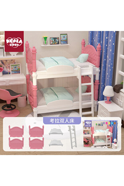 Choice3 Bunk Bed Mini Supermarket Shopping Games Dollhouse Furniture Accessor...