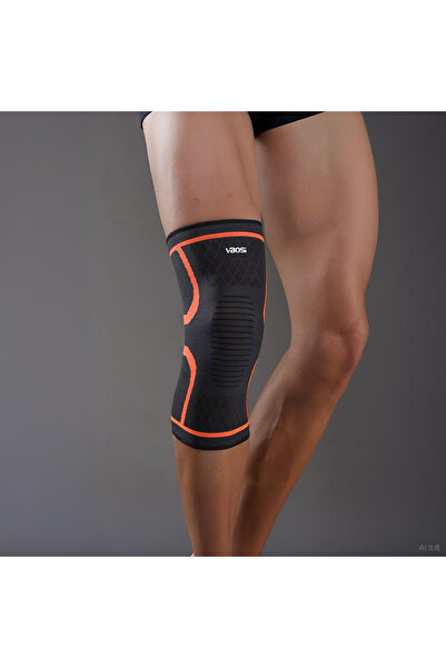 choice2 L Orange 1 Pc Elastic Breathable Compression Knee Support Sleeve for ...