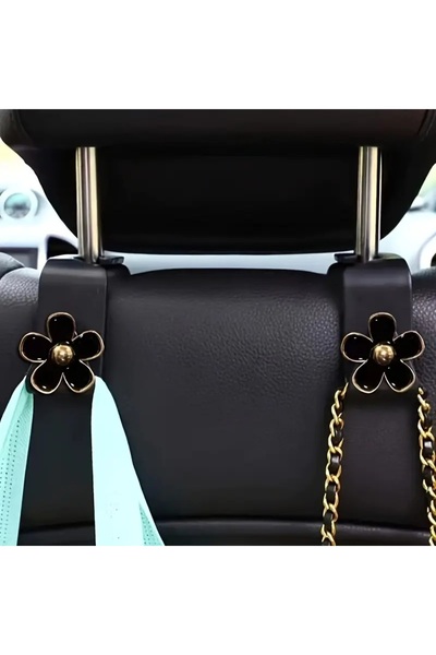 Choice3 2pcs black 2pcs Universal Car Seat Headrest Hook For Auto Back Seat S...