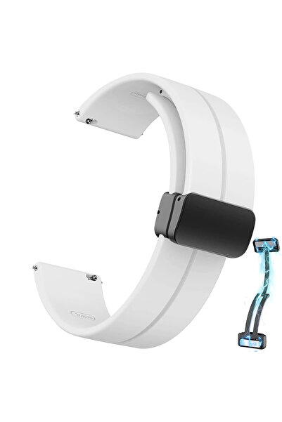 Choice 20MM Universal White 20mm 22mm Strap For watch 6/4/5 pro/classic/gear ...