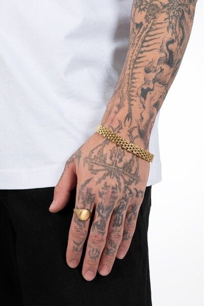 UKHWD SUPPLY 316L Cord Steel Bracelet - Ka1193Al Model