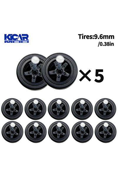 Choice14 TY70938 1/64 Model Q Car Wheels with Detachable Slicks Tires for Toy...