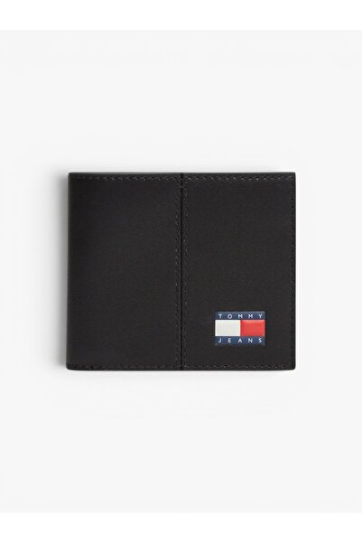 Tommy Hilfiger TJM Heritage Kartlıklı Erkek Siyah Cüzdan AM0AM14281BDS