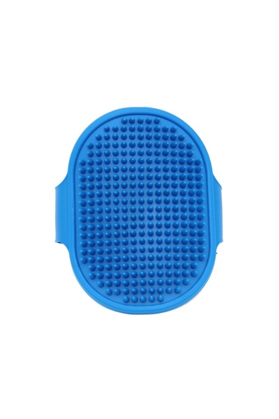 choice2 Blue Soft Pet Bath Brush Comb - Cat Dog Grooming Massage Glove Fur Re...