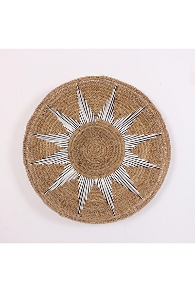 Mylamp STAR Doğal Rafya Duvar Tabağı 60 cm